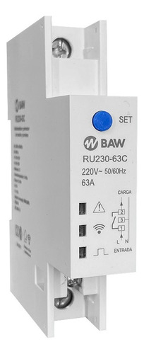 Baw Protector Y Medidor Smart Wifi Ru230-63c Din Smartlife
