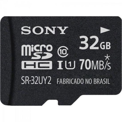 Cartão De Memória 32gb Micro Sdhc C Adaptador Classe 10 Sony