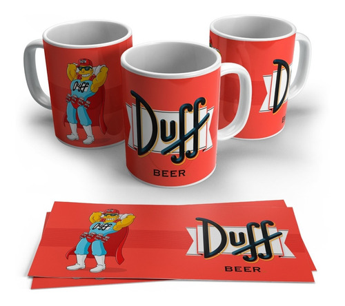 Taza O Tazon Los Simpsons Daff 2 Full Print + Caja