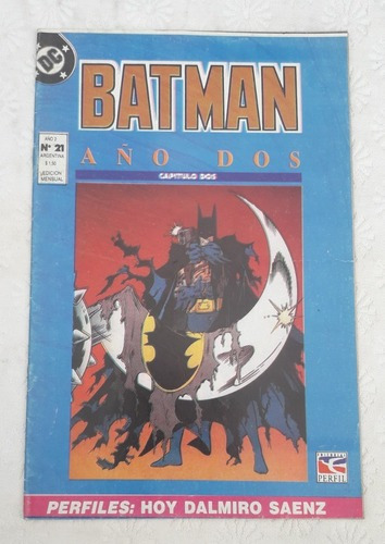 Historieta Comic Batman Año 2 Parte 2 Nº 21  Edi Perfil Dc