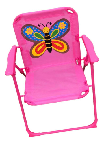 Kids Camping Folding Chair Portable Seat For Sporting Pink