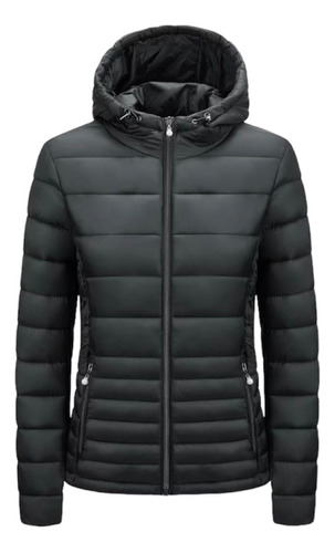 Chaqueta Mujer Invierno Hurlintong Semi Impermeable Liviana Térmica Compatible Con Columbia O The North Face Lluvia Frio 