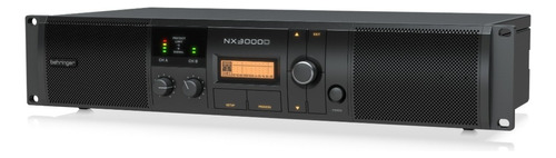 Amplificador Potencia Behringer Nx3000d Control Dsp Clase D Color Negro Potencia de salida RMS 3000 W