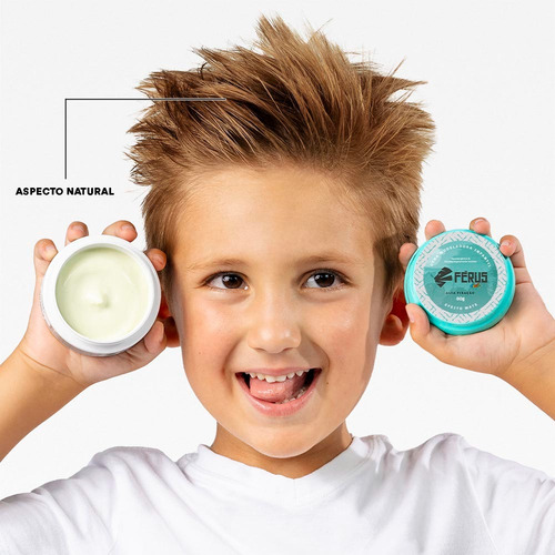 Kit 4 Produtos Pai E Filho Férus 2 Shampoos + 2 Pomadas