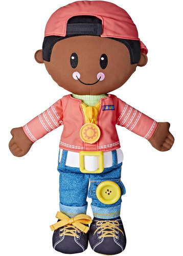 Playskool Dressy Kids - Boneca com cabelo preto e chapéu