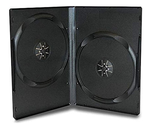 Estuches Progo 50 Pack Standard Black Double Dvd 14mm