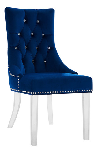 Armen Living Silla De Comedor, Azul