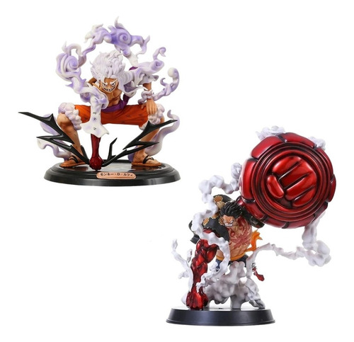 Figura Coleccion Premium One Piece Luffy Gear 4  Y Gear 5