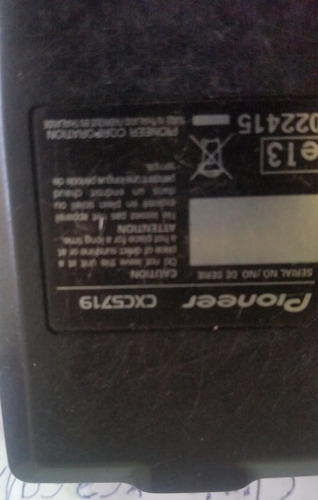 Imagen 2 de 3 de Se Vende Control Remoto Pioneer Para Equipo De Carro Usado