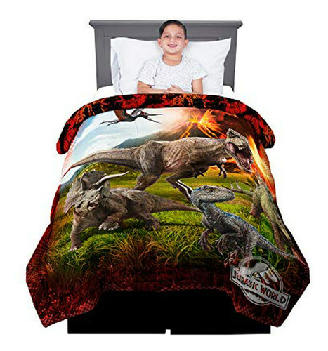 Edredón Reversible Jurassic World