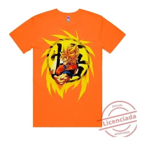 Camiseta Unissex Goku Super Saiajin - Clube Comix
