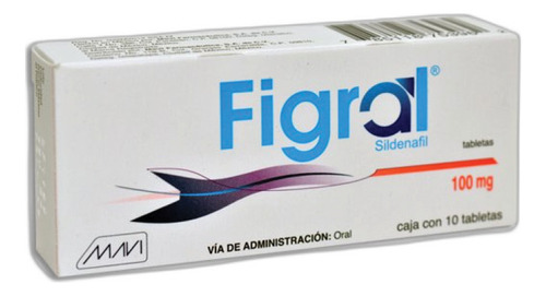 Pack De 4 Figral 100mg, Sildenafil, 10 Tabs Cada Uno