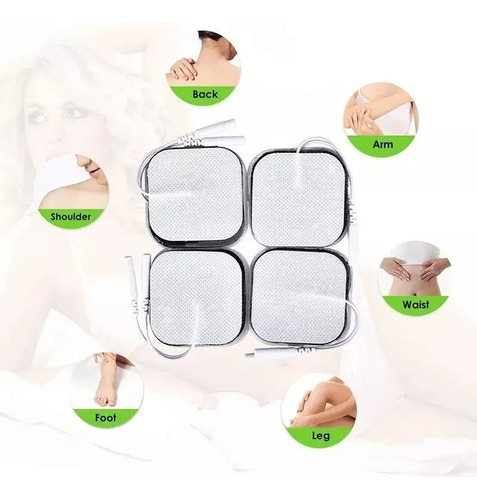 Almofadas Eletrodos P/aparelho Fisioterapia Tens Adesivo 50