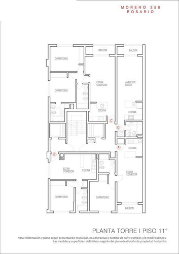 Imagen 14 de 14 de Departamento De 2 Dormitorios En Venta En Rosario