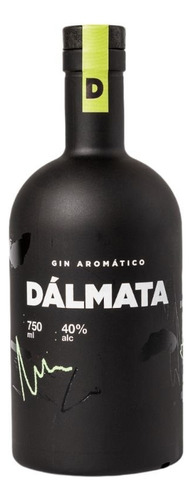 Gin Aromático Dalmata Black 750ml - Predomina La Presencia De Las Flores, El Enebro Y El Laurel, Siendo Sabores Que Se Identifican Con Facilidad. Hacia El Final, Se Le Suman Notas Sutiles De Los Cítricos Y La Albahaca