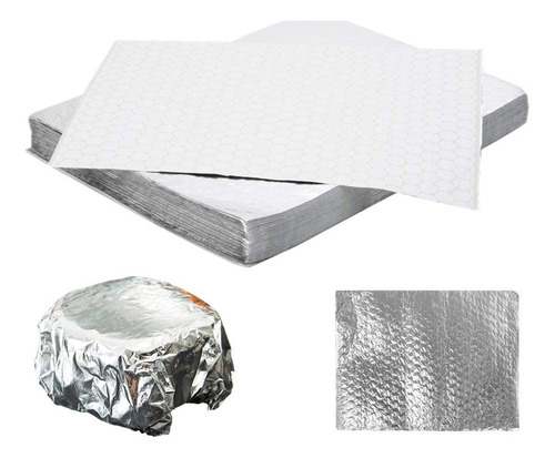 Papel Aluminio Antigrasa Para Sandwich 35x40 (500 Unidades)