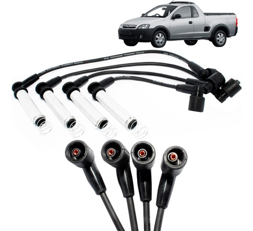 Cables Bujia Para Montana Pickup 1.8 2011 2019 Juego 