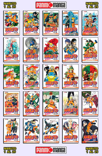 Naruto ~ Lote De Tomos Varios ~ Números Bajos ~ Panini Manga