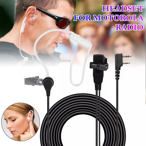 Auricular De Tubo Para Walkie-talkie Baofeng Uv5r, 888s
