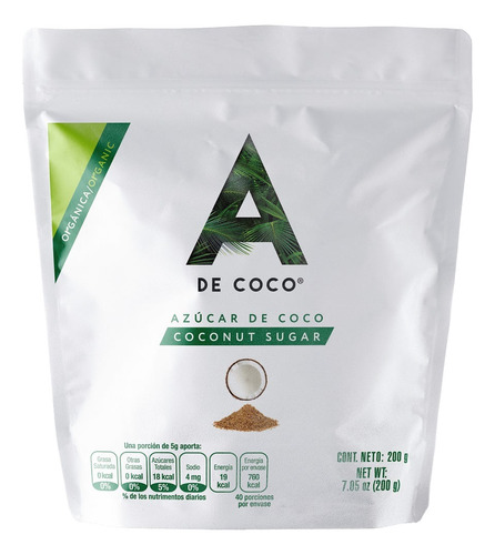 Azucar De Coco Organica X 200g