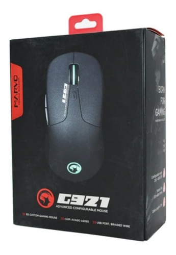 Mouse Marvo Linea Scorpion G921 Negro 