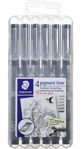 Marcadores Staedtler Tinta Roja Punta De Fieltro Fina