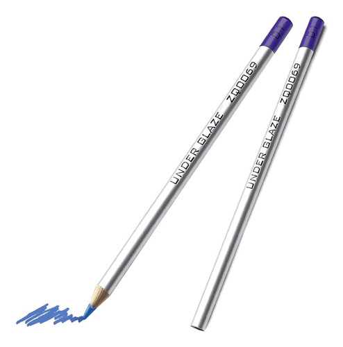 Yfdb Underglaze Pencils, (gam Blue, 2ps) Underglaze Pencils 