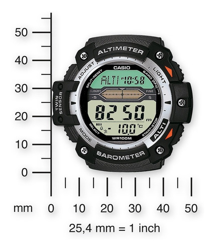 Reloj Casio Sgw-300h Altímetro Barometro Termometro Original