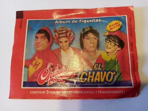 - Sobre Cerrado De Figuritas - El Chavo - Promo Figus - 1980