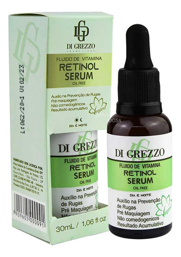 Fluido De Vitamina Retinol Sérum Di Grezzo 30ml