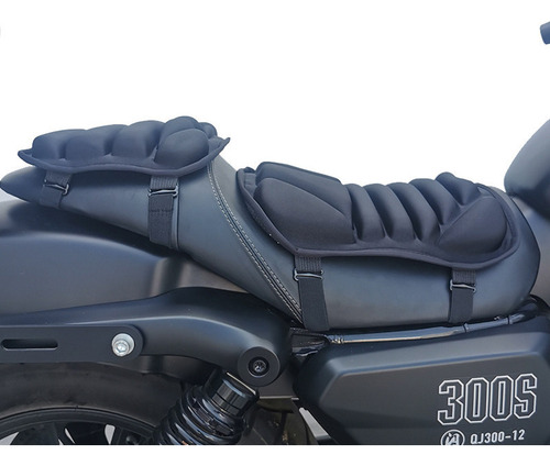 Q0p Cojín De Gel Para Asiento De Motocicleta, 2 Piezas