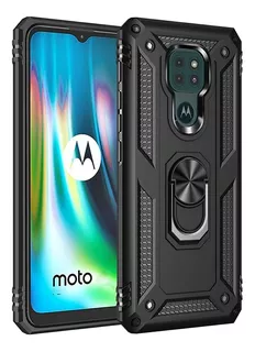 Funda Reforzada Ring Compatible Con Motorola Moto G9 Play