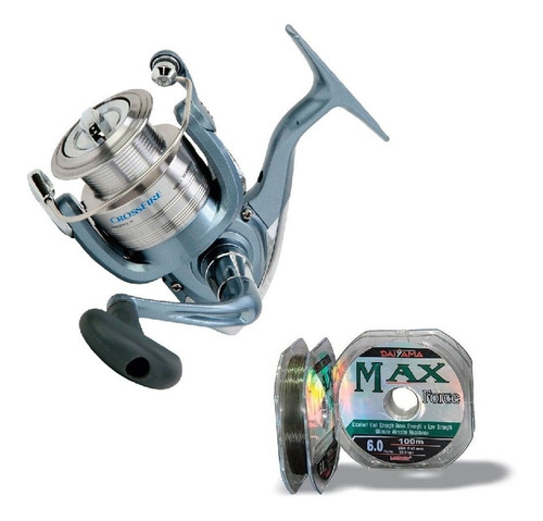 Molinete Crossfire 3000x Daiwa 5 Rol Carretel Alumin Linha