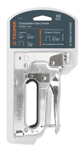 Engrapadora Tipo Pistola Et-21 Truper (¼' 5/16' 3/8' )