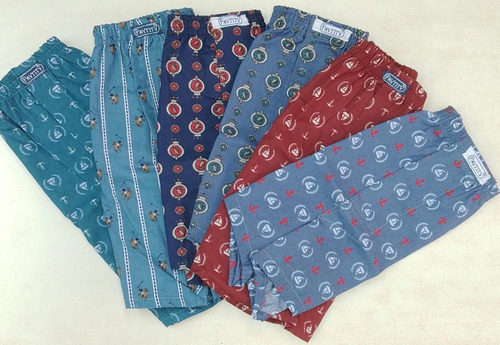 Imagen 4 de 7 de Boxer Calzoncillo Pack X3 Tela Camisa Paytity Art 68
