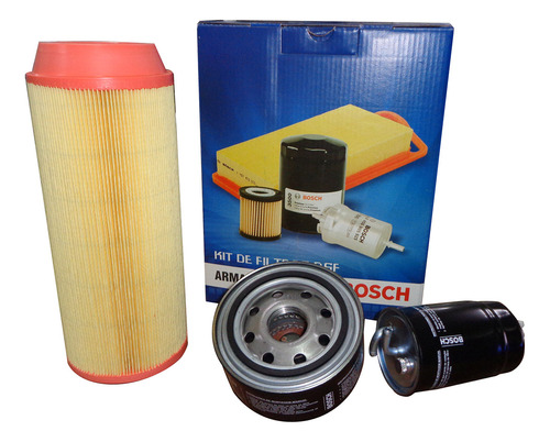 Kits De Filtros Para Chevrolet S10 2.8 Tdi Mwm 00/02 Bosch