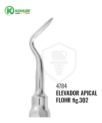 Elevador Apical Flohr 302 4784 Kohler Alemania - Odontología