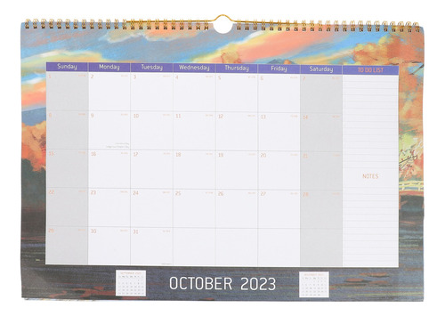 Calendario Mensual De Oficina De Regalos Y Planificador Para