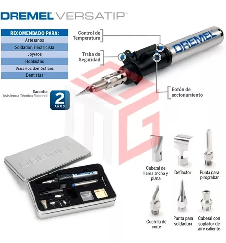 Soplete gas butano de la marca Dremel