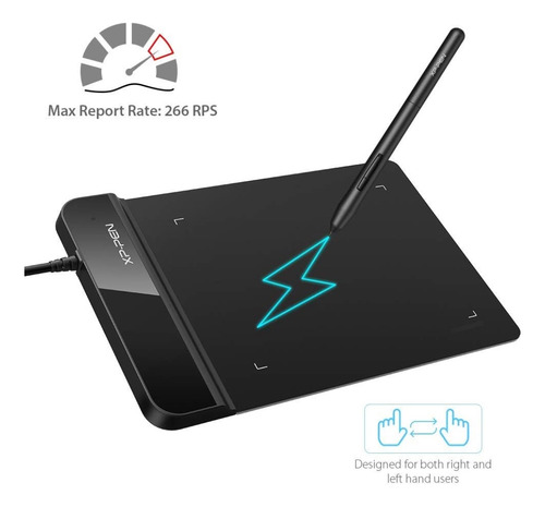 Tableta Gráfica Xp-pen Star G430s Dibujo Digital Negro