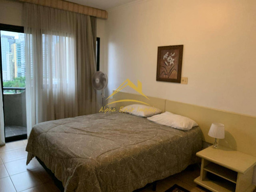 Imagem 10 de 13 de Lindo Flat Para Locação No Le Bougainville Em Alphaville - 483
