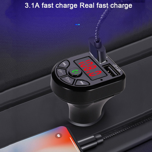 Transmisor Con Bluetooth Mp3, Usb Para Carro Modulador Fm!!!