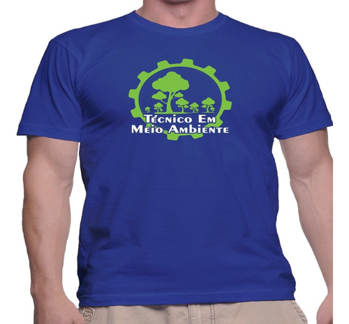 Camisa Camiseta Personalizada Curso Tecnico Em Meio Ambiente