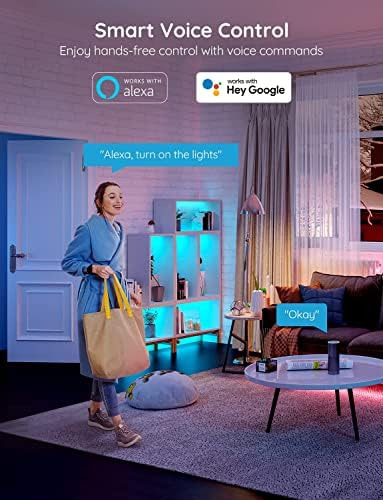 La Tira Led Govee Wifi Rgb De 328 Pies Funciona Con Alexa Y