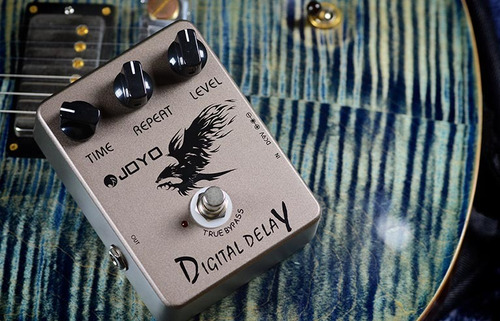 Pedal Guitarra Joyo Jf 08 Digital Delay Prata