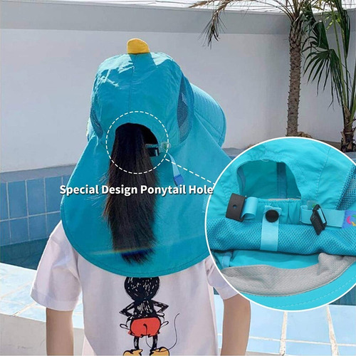Sombrero Niños Verano Gorro De Sol Protector Solar Cómodo