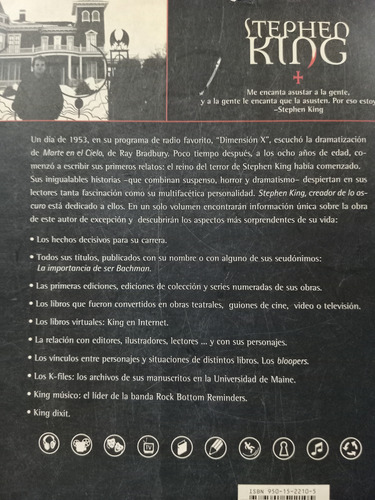 Stephen King Creador De Lo Oscuro: Marcelo Burstein (Usado)
