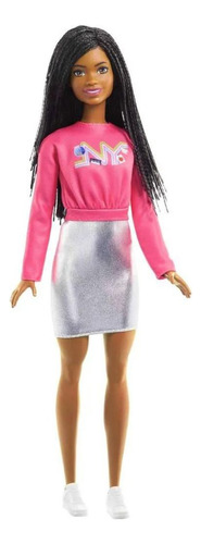 Muñeca Barbie Falda Metálica Brooklyn