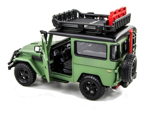 Auto Escala 1/24 Toyota Fj40 Land Cruiser Verde 4x4 Motormax