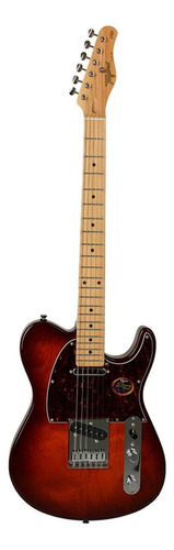 Guitarra elétrica Tagima Brasil T-910 telecaster de  cedro honeyburst com diapasão de pau ferro